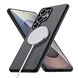 Nillkin Magnetic Shockproof for Samsung Galaxy S25 Ultra Case Magsafe, [Military-Grade Protection] [Anti-Scratch & Slip] [Compatible with MagSafe] Slim Case for Galaxy S25 Ultra Case Magsafe, Black