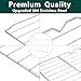 WPW10256908 Oven Rack Stove Replacement Parts for Whirlpool 304 Stainless Steel Gas Range Oven Rack 24 x 15.75 Inch Roper Maytag Kenmore jennair Amana Electric Shelf Rack W10256908 Oven Racks 2 Pcs