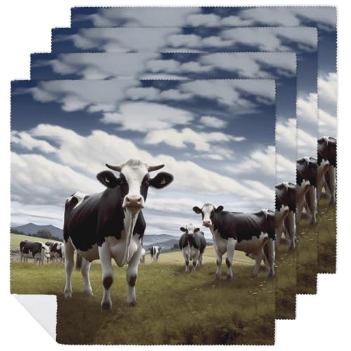 Servilletas de Tela Cuadradas 47.5 x 47.5 cm de Poliéster miniatura 1