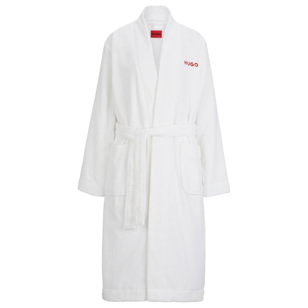 BOSS Women's Terry Dressing Gown, White100, XL