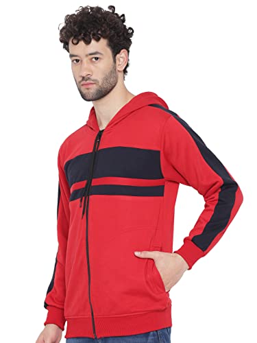 Image of AHHAAAA Cotton Blend Hoodies Sweatshirt for Men 262M