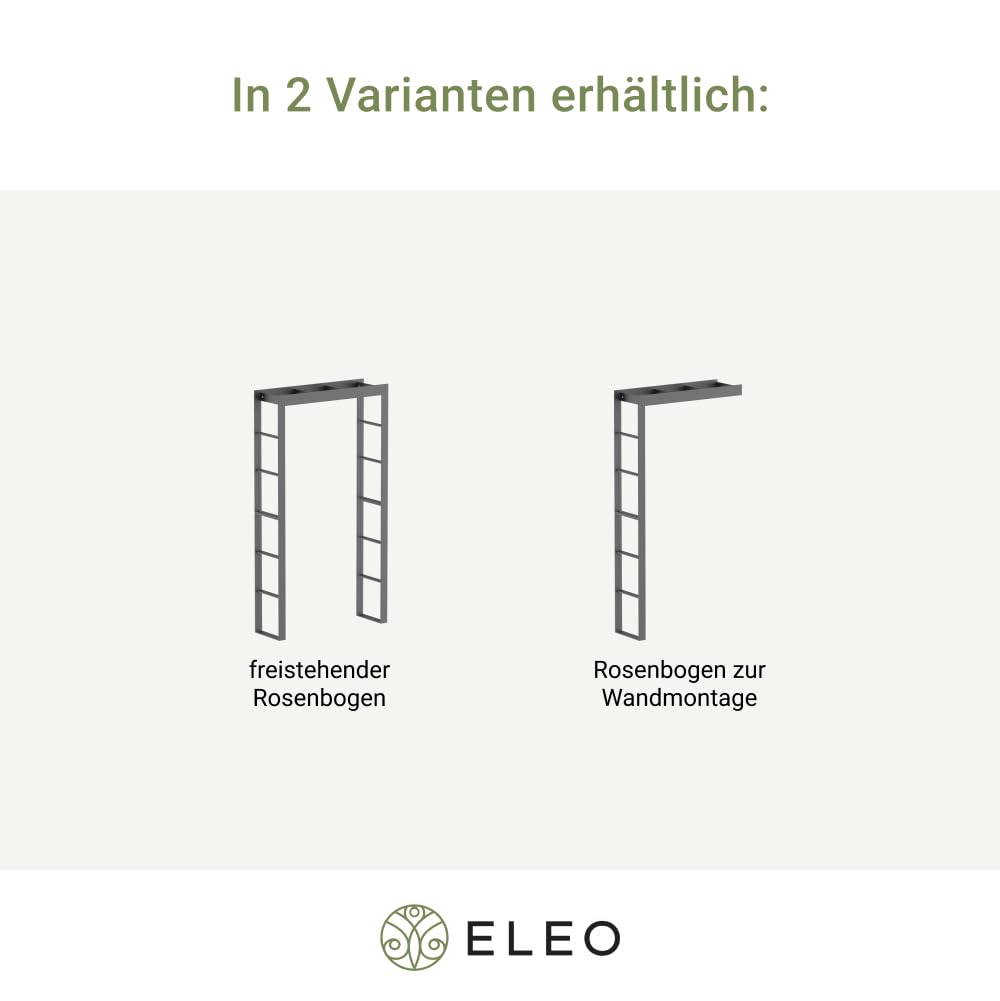 ELEO Wandrosenbogen Sorrento, rostoptik, 2,3 x 1,2 m