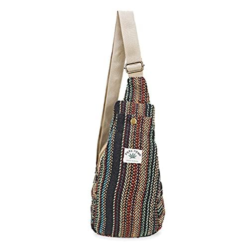 SHYAM TRADERS BOHO sling bag for women crossbody purse – bohemian one strap backpack – hippie BOHO backpack for men daypack 2 compartments multi-colour pack of 1 (B0D1LKTQWB) Amazon Price History, Amazon Price Tracker