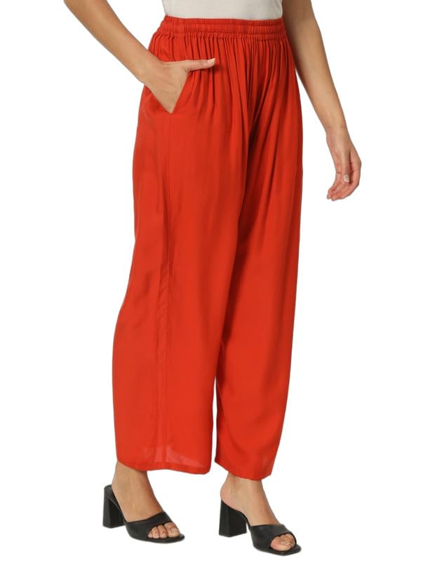 Image of Soft Colors Relaxed Fit Pocket Palazzo