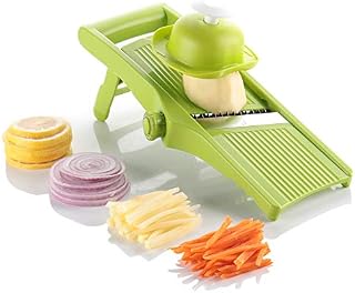 Ourokhome Vegetable Mandoline Potato Slicer - Fry Cutter for Onion Rings, Chips