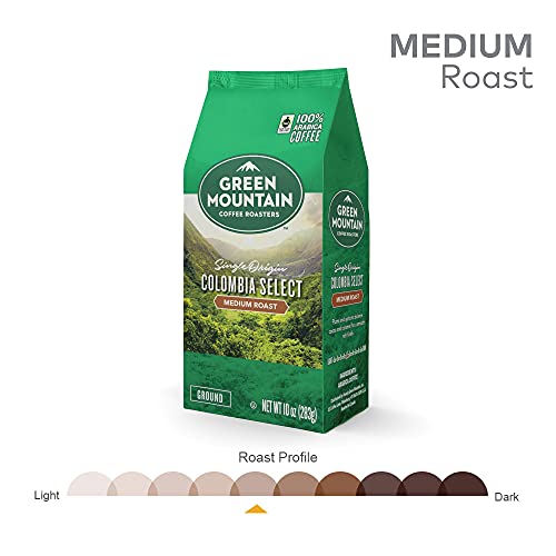 Green Mountain Coffee Roasters, Colombia Select, Ground Coffee, Fair Trade Select, Medium Roast, Bagged 10oz (Pack of 5) - image 5