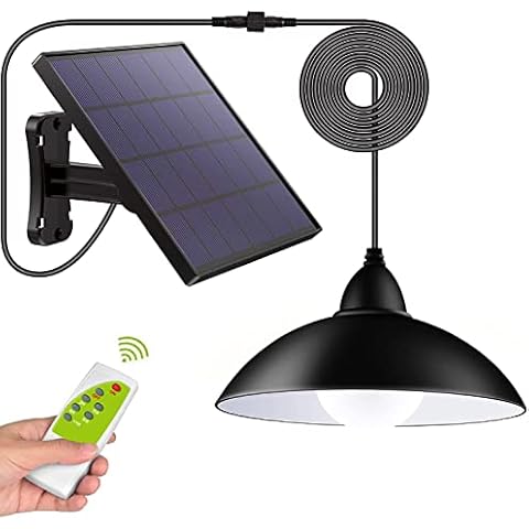 Luz Colgante Solar Exterior con Mando a Distancia Cover