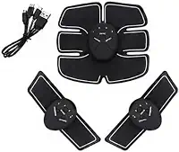 Tonificador Muscular Abdominal EMS | Estimulador Elétrico para Definição e Queima de Gordura | Aparelho de Ginástica Passiva Bivolt (110v/220v) | Treino em Casa para Abdômen Definido