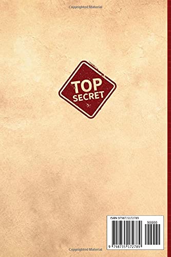Classified: Top Secret | A journal for your thoughts.: Funny Vintage Notebook to write in | 6 X 9 inches | Notebook 120- page lined | Great retro notebook for record keeping. image 3