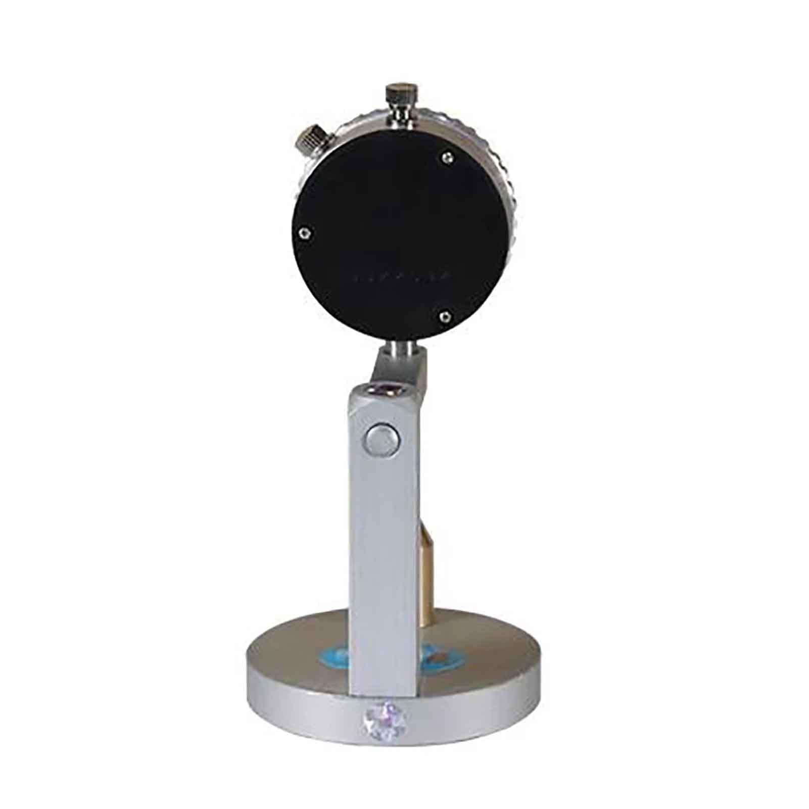Toplionace Instrumento de Prueba de Gafas Medición de Espesor de Lente de 0-10mm Calibre Mecánico de Cabeza Circular de Precisión de 0,01mm WZ-JP5B