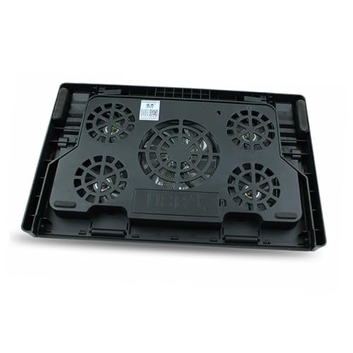 Base para laptop con 5 ventiladores y disipación de calor miniatura 1