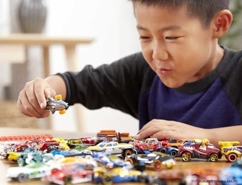 Image of Hot Wheels Toy Cars & Trucks 40-Pack, Set of 20 1:64 Scale Vehicles for Play or Display, Instant Collection (Styles May Vary) (Amazon Exclusive)