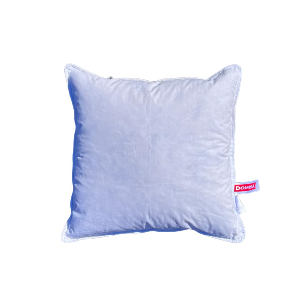 Oreiller duvet et plumes Ovia 80x80 cm lavable avec housse coton