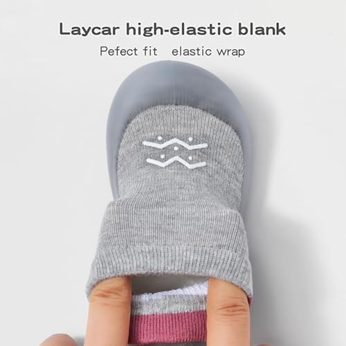 Image of Baby Sock Shoes Baby Walking Shoes Infant Non-Slip Breathable Slippers with Soft Rubber Sole Baby Boys Girls Sneakers