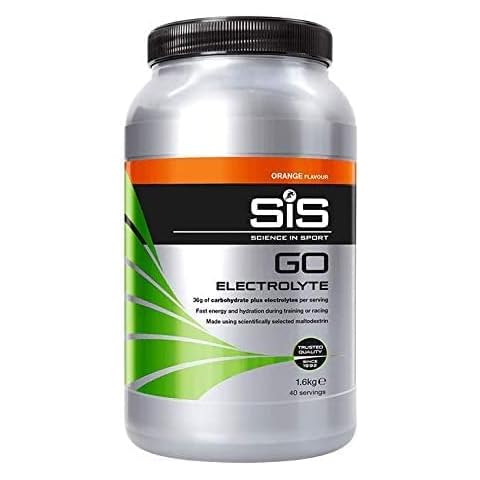 SiS Science in Sport GO Elektrolyt Pulver Energiegetränke, kohlenhydrat- und natriumreich, Orangengeschmack, 1,6 kg (32 Portionen) Cover