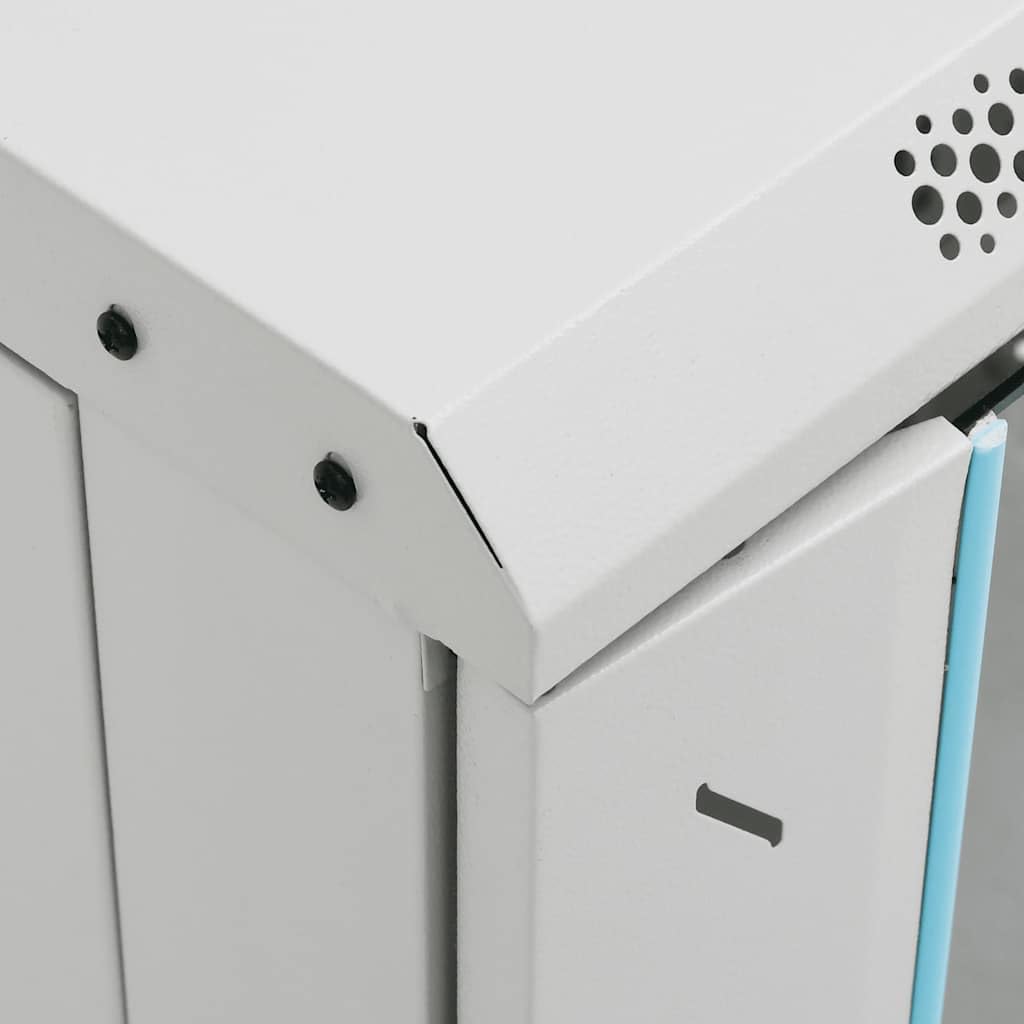 vidaXL Armadietto di Rete 15U 19" IP20 60x45x86 cm Autoportante