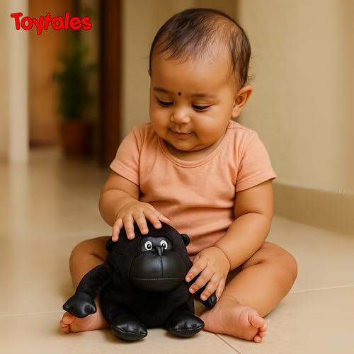 Image of TOYTALES Stuffed Ziggy Gorila Cute Hanging Plush Soft Toy for Girls & Boys | Stuffed Animal Soft Toy for Kids| Small Size Cute Plush Huggable Toy (Color May Vary)