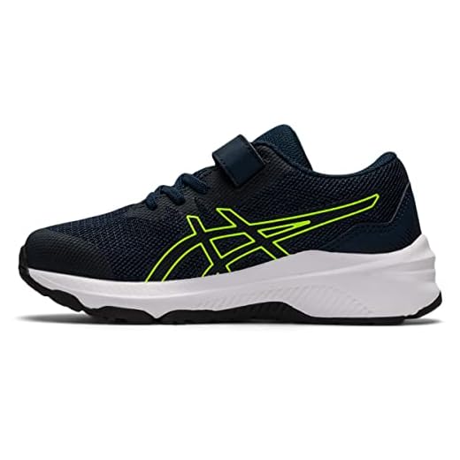 ASICS Kid's GT-1000 11 Pre-School Running Shoe, 1, French Blue/Hazard Green