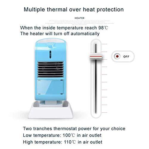 Mini-Heizung, perfekt für den persönlichen Gebrauch im Büro, zu Hause oder auf Reisen an kalten Orten. Automatischer Überhitzungsschutz und Einstellbarer Winkel – Bild 6