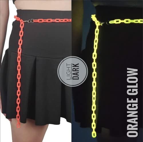 Miniatura 4 de Colorful Chain Belt  Rave Festival Concert Accessories  Chain Jewelry  Rave Outfit  Festival Outfit (3XL-LIME)