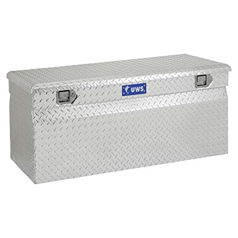 UWS EC20261 48-Inch Heavy-Wall Aluminum Cargo Carrier Box, RigidCore Lid,Silver Cover