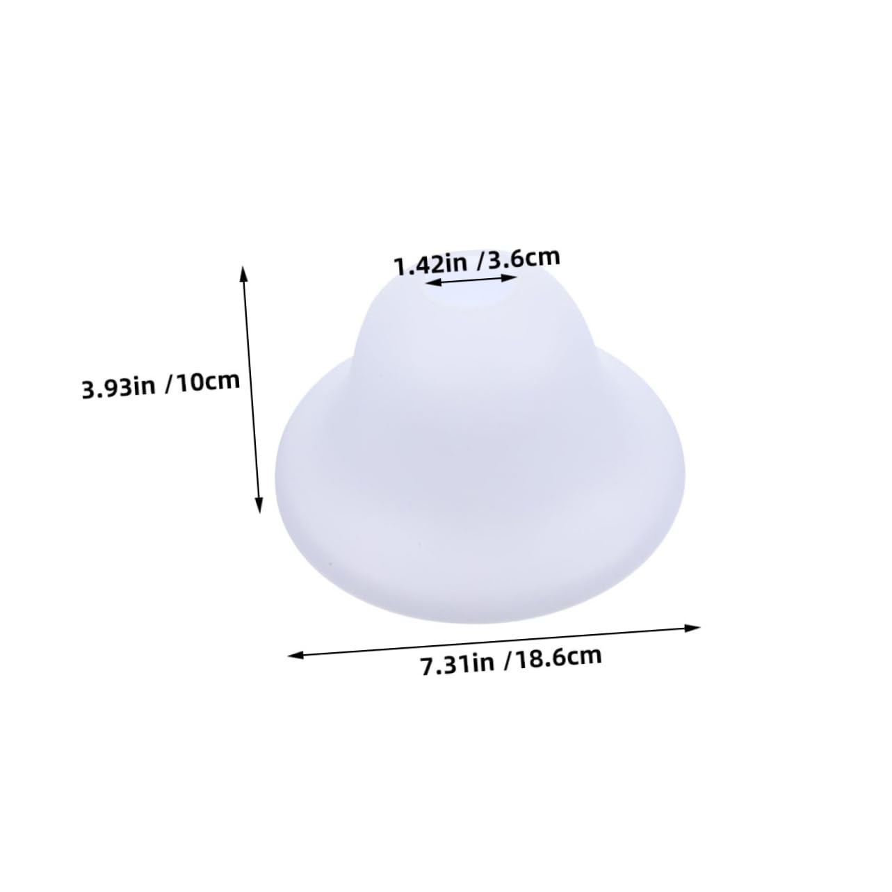 Paralume Di Plastica Bianco Paralumi Ricambio Per Lampade - 10