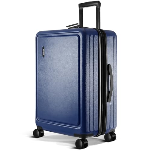 Image of 24 Inch Luggage with Spinner Wheels, Hard Shell Suitcase with TSA Locks for Luggage, Travel Large Suitcase, Expandable Hard Shell Suitcases, Navy