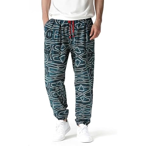 Men's Comfy Cotton Harem Trousers Cover