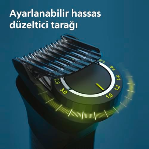 Philips 15'i 1 Arada Erkek Bakım Seti - Yüz/Saç/Vücut (Islak/Kuru Kullanım) MG7940/15 - Görsel 4