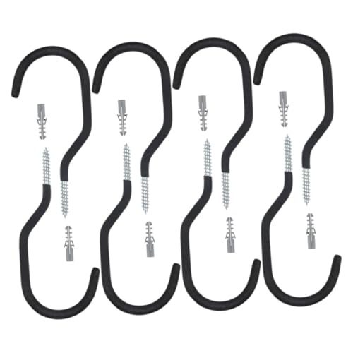 Operitacx 8個 壁掛け自転車フック バイク収納 ガレージ用 耐荷重フック 屋内壁面取付け 自転車収納器具