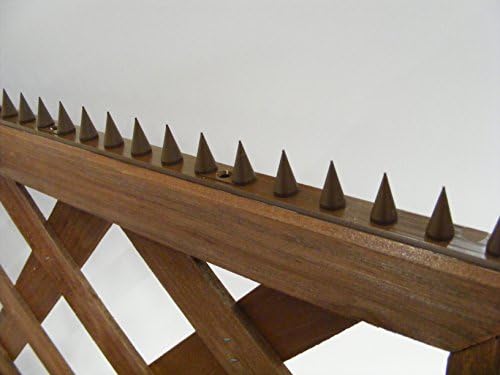 the Cactus Cat Intruder Deterrent Repellent Wall Fence Spikes: Pack of 10 (4.5M to 13.5M) - BROWN