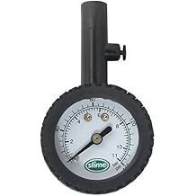 Slime 20186 High PSI Dial Gauge with Bleeder Valve, 10-160 PSI