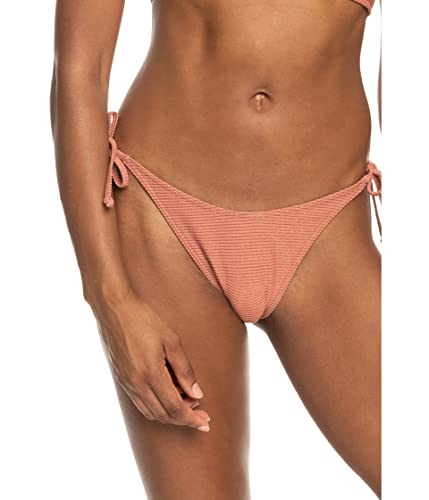 Bas de bikini cheeky galbant Roxy Coconut Crew à coupe haute pour un maintien optimal