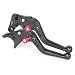 GZYF Short Brake Clutch Levers Pair Fit YAMAHA 2002-2003 R1 / 1999-2004 R6 / 2001-2005 FZ1 FAZER