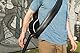 Levy’s DM1PD-BRG 3-Zoll-Gitarrengurte aus Leder - Burgund