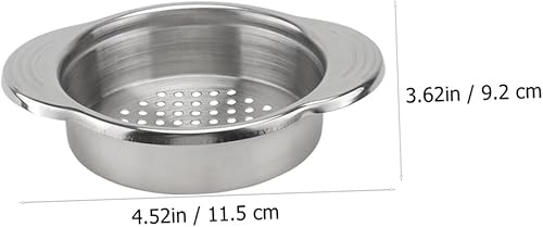 Miniatura 2 de Alipis 2 Pcs Stainless Steel Can Strainer Easy Tilt Press Lid Oil Drainer for Preserved Food Practical Kitchen Filter Tool for Beans Tuna Vegetables