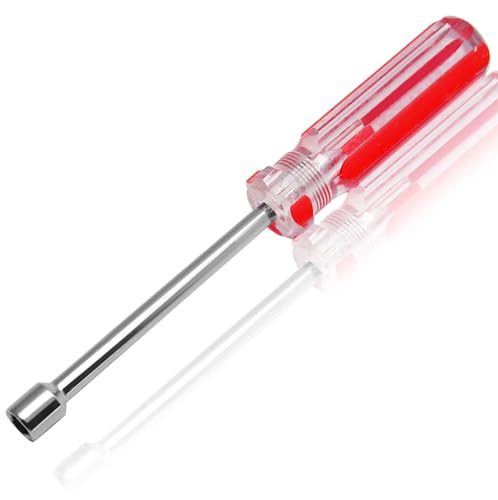 Kyuionty 5/16 Inch Hex Nut Driver Socket Wrench Screwdriver 3.7-Inch Shaft