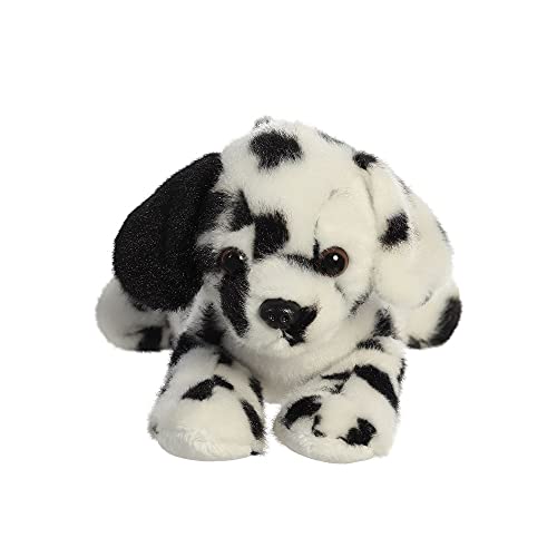 Aurora, 31821, Mini Flopsies Dipper Dalmatiner Hund, 20,3 cm, weiches Spielzeug, schwarz und weiß