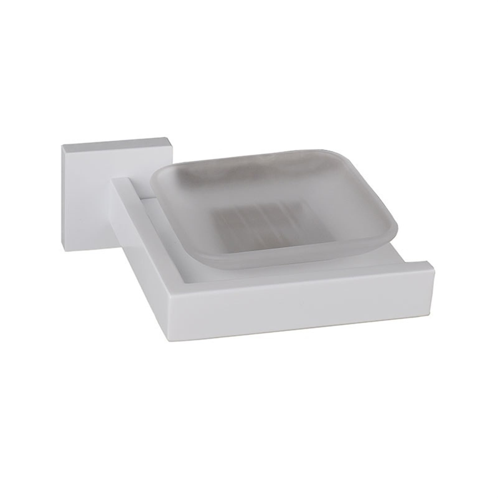 Porta Scottex Cucina Portasciugamani in acciaio inossidabile bianco Porta scopino porta carta portasciugamani Gancio Accessori hardware for il bagno Fissare con vite(Soap dish)