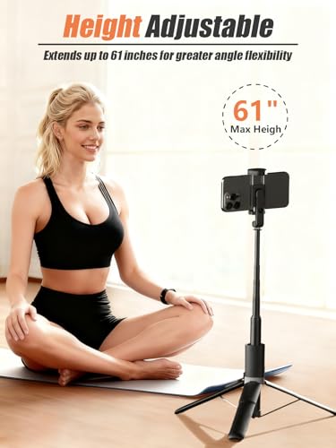 40% Off Jishane 61'' Selfie Stick Tripod with Wireless Remote