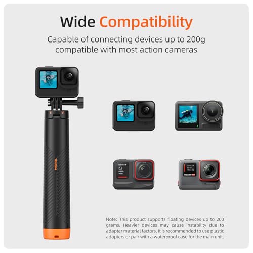Trípode flotante anticaída para cámaras de acción con brazo extensible de 61 cm 5