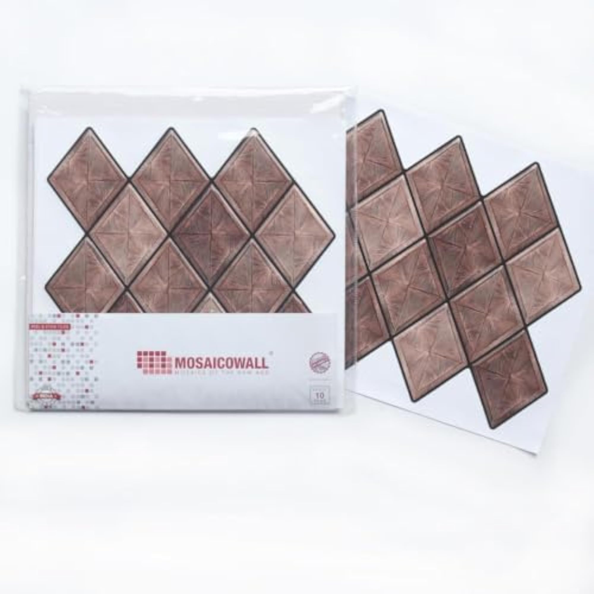 3D Beige Diamond Peel & Stick Tiles