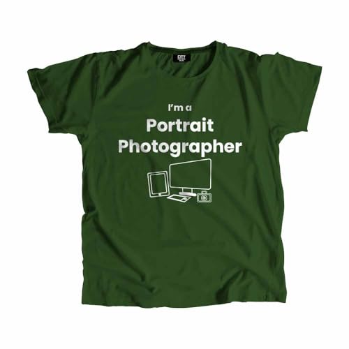 T-shirt photographe de portrait vert olive idéal pour vos shootings