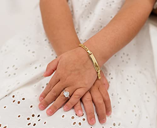 Precious Pieces Girls Sterling Silver Mother of Pearl Heart Baby Ring for Toddlers, Little Girls, and Baby Photo Prop3