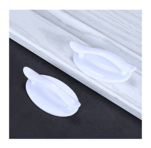 RVIFY Barras de Apoyo para baños Tirador de baño 1 Pieza Conjunto de manijas de Puerta de Muebles Autoadhesivas Gabinete Perforado Gratis Cajón Refrigerador Handle Auxiliar(White)