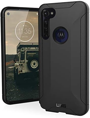 URBAN ARMOR GEAR UAG Designed for Moto G Stylus/Moto G8 Stylus Case Scout [Black] Rugged Sleek Shockproof Lightweight Military Drop Tested Protective Cover