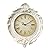 AELS 13x11 Inch Vintage Wall Clock, European Style Decorative Retro Wall Clock, Quality Quartz Battery Operated Hanging for Living Room Bedroom Office Décor, Distressed White Grey