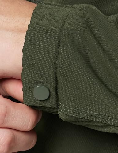 Image of Qube By Fort Collins Men's Regular Fit Lightweight Winter Jacket - Textured Fabric, Warm & Stylish Outerwear