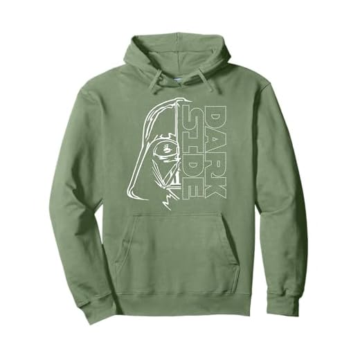 Star Wars Darth Vader Half Dark Side Outline Sudadera con Capucha
