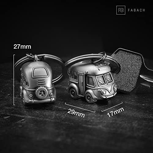 FABACH Camper Schlüsselanhänger Wohnmobil - Campervan Geschenk - Van Accessories Miniatur Van - Camping Geschenkideen für Wohnmobilfahrer und -besitzer